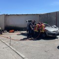 sapeurs-pompiers et sapeuses-pompières volontaires du SDIS 84 entrainement JM Autos Le Pontet 11 mai 2024