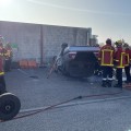 ENTRAINEMENT DES SAPEUR-POMPIERS VOLONTAIRES D'AVIGNON - SDIS 84 ENTRAINEMENT DES SAPEUR-POMPIERS VOLONTAIRES D'AVIGNON - SDIS 84  chez jm autos casses le pontet