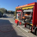 SOLDATS DU FEU : ENTRAIEMENT DES POMPIERS VOLONTAIRES D'AVIGNON chez JM AUTOS CASSE VENTE PIECES DETACHEES OCCASION ET VENTE VEHICULE ACCIDENTE 