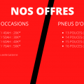 VENTE BATTERIES ET PNEUS D'OCCASION