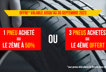 PNEUS D'OCCASION : PROMOTION