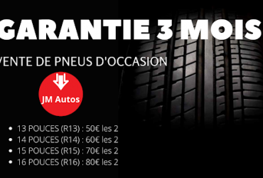 ♻ VENTE BATTERIES ET PNEUS D'OCCASION ♻