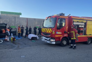 ENTRAINEMENT DES SAPEURS-POMPIERS VOLONTAIRES (SPV) - SDIS 84 