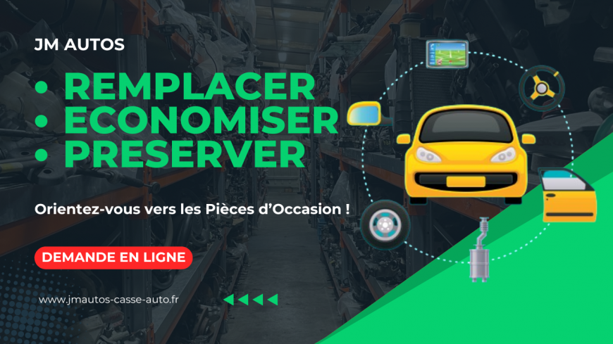 économie circulaire écologie durable environnement vente pièce détachée occasion 