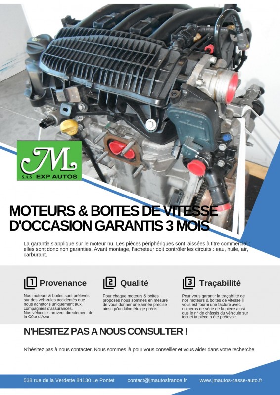 moteur occasion boite de vitesse occasion garantie 3 mois