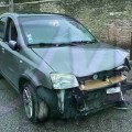 FIAT PANDA II 1.4I 16V SPORT 100HP VEHICULE ACCIDENTE A VENDRE 3/4 AVANT DROIT
