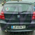 BMW 118D CONFORT VEHICULE ACCIDENTE A VENDRE FACE ARRIERE