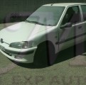 PEUGEOT 106 II 1.1E COLOR LINE VENTE PIECES DETACHEES OCCASION 3/4 AVANT GAUCHE