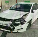 VOLKSWAGEN POLO V 1.6 TDI 90 CONFORTLINE DSG7 VEHICULE ACCIDENTE A VENDRE ET VENTE PIECES DETACHEES OCCASION 3/4 AVANT GAUCHE