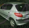 PEUGEOT 206 2.0 HDI 90 VENTE PIECE DETACHEES OCCASION 3/4 ARRIERE GAUCHE