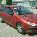 PEUGEOT 206 SW 1.4I 16V X LINE CLIM VEHICULE ACCIDENTE 3/4 AVANT DROIT