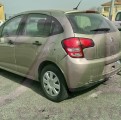 CITROEN C3 II 1.4I CONFORT VEHICULE ACCIDENTE A VENDRE ET VENTE PIECES DETACHEES OCCASION 3/4 ARRIERE GAUCHE