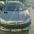 PEUGEOT 206 SW 2.0 HDI XS VEHICULE IMMERGE A VENDRE ET VENTE PIECE DETACHEE OCCASION FACE AVANT