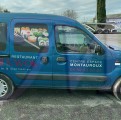 RENAULT KANGOO 1.5 80 GRAND CONFORT VEHICULE ACCIDENTE A VENDRE ET PIECES DETACHEES OCCASION LATERAL DROIT