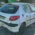 PEUGEOT 206 2.0 HDI 90 XT PREMIUM VEHICULE ACCIDENTE A VENDRE ET VENTE PIECES DETACHEES 3/4 ARRIERE DROIT