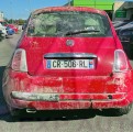 FIAT 500 1.3 MULTIJET 95 LOUNGE VENTE PIECES DETACHEES OCCASION FACE ARRIERE