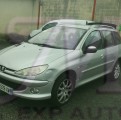 PEUGEOT 206 SW 1.6I 16V 110 QUIKSILVER VENTE PIECES DETACHEES OCCASION 3/4 AVANT GAUCHE