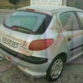 PEUGEOT 206 1.4 HDI 70CH PIECE DETACHEE OCCASION 3/4 ARRIERE DROIT