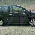 CITROEN C2 1.4 HDI 70 SO CHIC VEHICULE ACCIDENTE A VENDRE ET VENTE DE PIECES DETACHEES OCCASION LATERAL DROIT