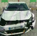 VOLKSWAGEN POLO V 1.6 TDI 90 CONFORTLINE DSG7 VEHICULE ACCIDENTE A VENDRE ET VENTE PIECES DETACHEES OCCASION FACE AVANT