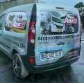 RENAULT KANGOO II 1.5 DCI 85 GRAND CONFORT VEHICULE ACCIDENTE A VENDRE 3/4 ARRIERE GAUCHE