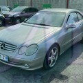 MERCEDES CLK 200 CGI VEHICULE AVEC UN FEU MOTEUR A VENDRE 3/4 AVANT GAUCHE