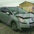 PEUGEOT 5008 1.6 HDI 16V 110 FAP VEHICULE ACCIDENTE ET PIECES DETACHEES OCCASION 3/4 AVANT DROIT