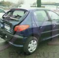 PEUGEOT 206 1.4 HDI 70 TYPE MOTEUR 8HZ / TYPE BOITE 20CQ06 / 20CQ53 / 20CP69 / 20CP97  PIECE DETACHEE OCCAION 3/4 ARRIERE DROIT