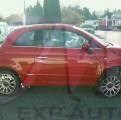 FIAT 500C 1.2I LOUNGE VEHICULE ACCIDENTE LATERAL GAUCHE