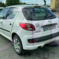 PEUGEOT 206+ 1.4 HDI 70CH VEHICULE ACCIDENTE A VENDRE 3/4 ARRIERE GAUCHE