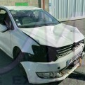 VOLKSWAGEN POLO V 1.6 TDI 90 CONFORTLINE DSG7 VEHICULE ACCIDENTE A VENDRE ET VENTE PIECES DETACHEES OCCASION 3/4 AVANT DROIT