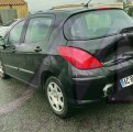 PEUGEOT 308 1.6 HDI 16V 90 PRENIUM VEHICULE ACCIDENTE A VENDRE ET VENTE PIECES DETACHEES OCCASION 3/4 ARRIERE GAUCHE