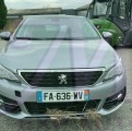 PEUGEOT 308 II 1.5 BLUEHDI 130 FAP S/S AFFAIRE PREMIUM PACK VENTE PIECES DETACHEES OCCASION FACE AVANT