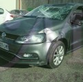 VOLKSWAGEN POLO 1.2 TFSI 90 LOUNG BMT PIECE DETACHEE OCCASION 3/4 AVANT GAUCHE