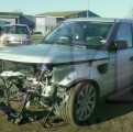 LAND ROVER RANGE ROVER SPORT 2.7TD HSE VEHICULE ACCIDENTE 3/4 AVANT GAUCHE PIECES DETACHES OCCASION 