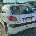 PEUGEOT 206 2.0 HDI 90 XT PREMIUM VEHICULE ACCIDENTE A VENDRE ET VENTE PIECES DETACHEES 3/4 ARRIERE GAUCHE