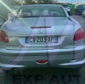 PEUGEOT 206 CC 1.6I 16V 110CH QUIKSILVER VEHICULE ACCIDENTE A VENDRE ET VENTE PIECES DETACHEES OCCASION FACE ARRIERE