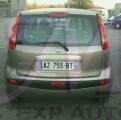 NISSAN NOTE 1.5 DCI 86 MIX VEHICULE ACCIDENTE A VENDRE ET VENTE DE PIECES DETACHEES OCCASION ARRIERE