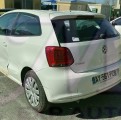 VOLKSWAGEN POLO V 1.6 TDI 90 CONFORTLINE DSG7 VEHICULE ACCIDENTE A VENDRE ET VENTE PIECES DETACHEES OCCASION 3/4 ARRIERE GAUCHE