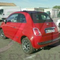 FIAT 500C 1.2I LOUNGE VEHICULE ACCIDENTE 3/4 ARRIERE GAUCHE