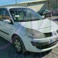 RENAULT SCENIC II 1.5 DCI 105 EXCEPTION VEHICULE ACCIDENTE A LA VENTE ET VENTE PIECES DETACHHEES OCCASION 3/4 AVANT DROIT