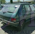 PEUGEOT 205 1.4I GENERATION VENTE PIECES DETACHEES OCCASION 3/4 ARRIERE DROIT