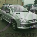 PEUGEOT 206 SW 1.6I 16V 110 QUIKSILVER VENTE PIECES DETACHEES OCCASION 3/4 AVANT DROIT