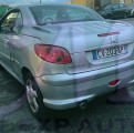 PEUGEOT 206 CC 1.6I 16V 110CH QUIKSILVER VEHICULE ACCIDENTE A VENDRE ET VENTE PIECES DETACHEES OCCASION 3/4 ARRIERE GAUCHE