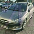 PEUGEOT 206 SW 2.0 HDI XS VEHICULE IMMERGE A VENDRE ET VENTE PIECE DETACHEE OCCASION 3/4 AVANT GAUCHE