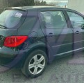 PEUGEOT 307 1.6 HDI 16V 90 PACK CONFORT VEHICULE ACCIDENTE A LA VENTE 3/4 ARRIERE DROIT